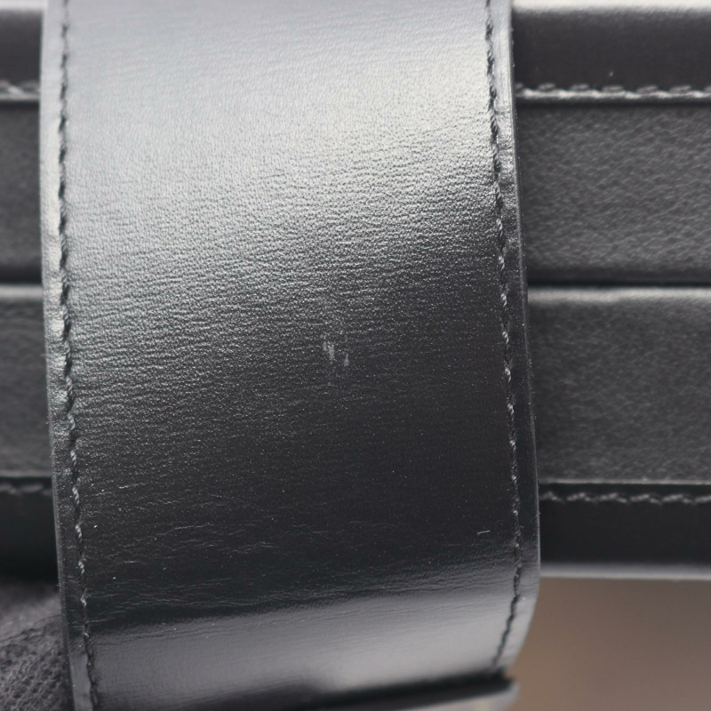 LOUIS VUITTON Petit Malle 單肩斜背包 M54180 Vernis Noir 二手女式-7