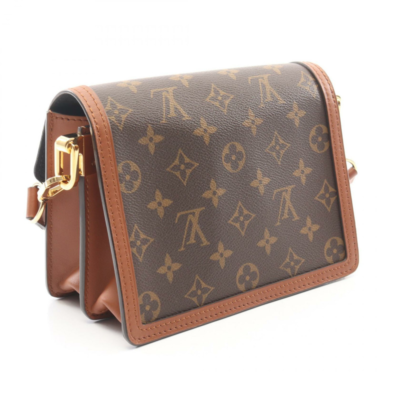 路易威登 Daufine MINI 肩斜背包 M44580 Monogram Reverse 棕色-1