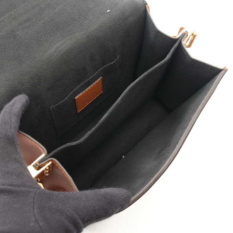 路易威登 Daufine MINI 肩斜背包 M44580 Monogram Reverse 棕色-2