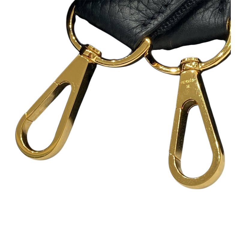 HERMES 愛馬仕 Evelyne III 29 肩背包 牛皮 黑色 金釦-7