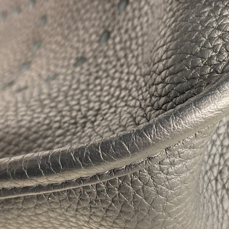 HERMES 愛馬仕 Evelyne III 29 肩背包 牛皮 黑色 金釦-10