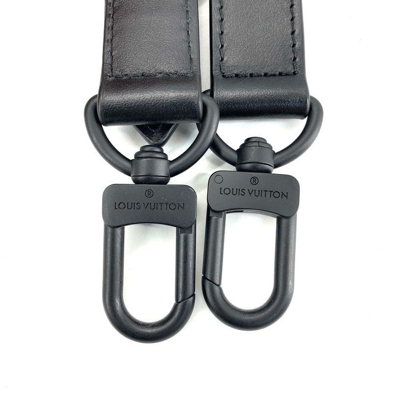 ✨99新🆕LV/路易威登 黑色全皮壓花keepall50旅行袋 黑色五金 可拆卸肩帶 ❤️正品保障-7