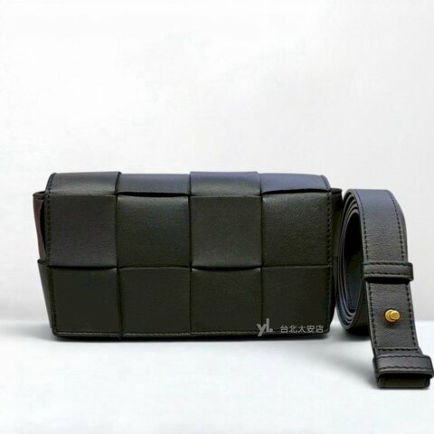 A13220-BV Cassette Belt 4x2 黑色羊皮八格卡帶包