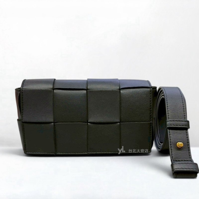 A13220-BV Cassette Belt 4x2 黑色羊皮八格卡帶包-0