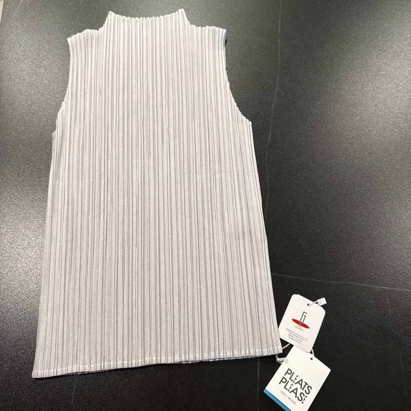 三宅一生Pleats Please立領無袖上衣(全新)-2