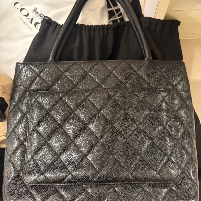 CHANEL 香奈兒 中古 vintage 希爾頓手提包 托特包-1