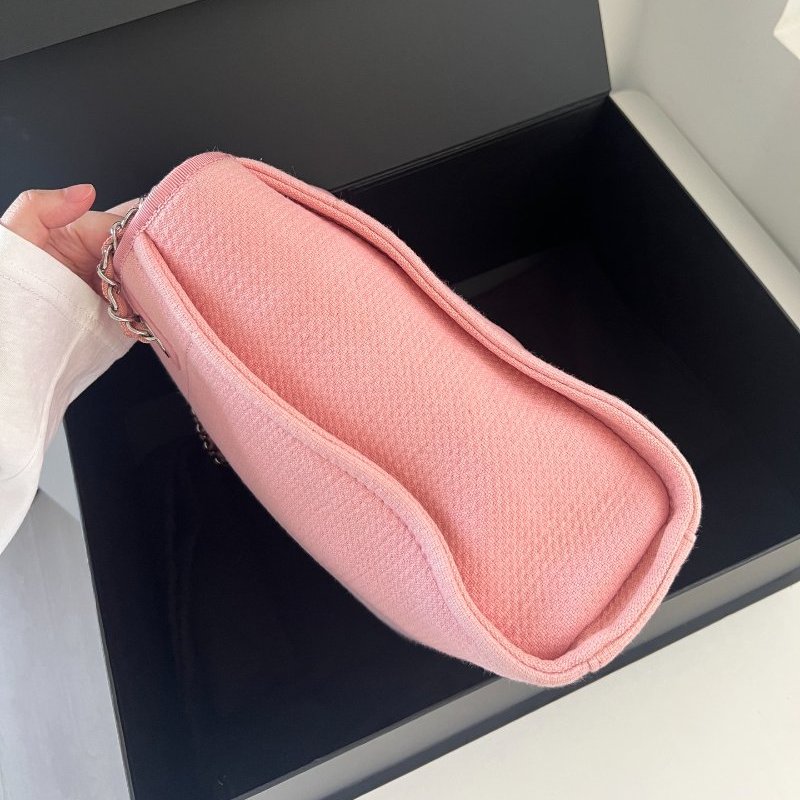 芯片款 香奈兒/Chanel 粉色沙灘托特鏈條包-2