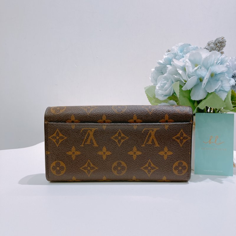 TW4846 Louis Vuitton 路易威登經典花紋長銀包 Sarah Long Wallet Monogram Canvas Pink-1