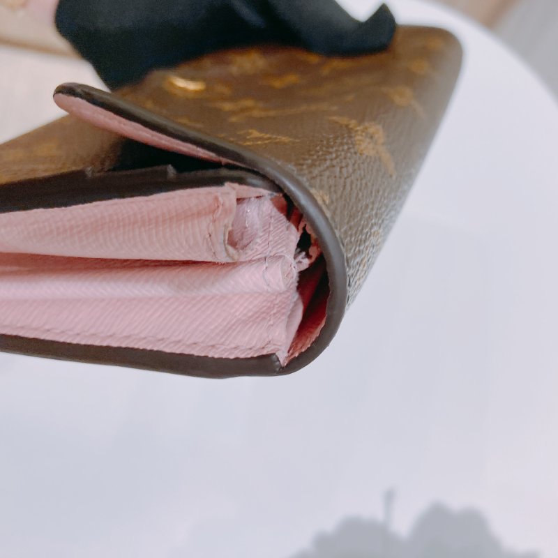 TW4846 Louis Vuitton 路易威登經典花紋長銀包 Sarah Long Wallet Monogram Canvas Pink-9