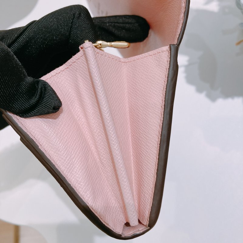 TW4846 Louis Vuitton 路易威登經典花紋長銀包 Sarah Long Wallet Monogram Canvas Pink-15