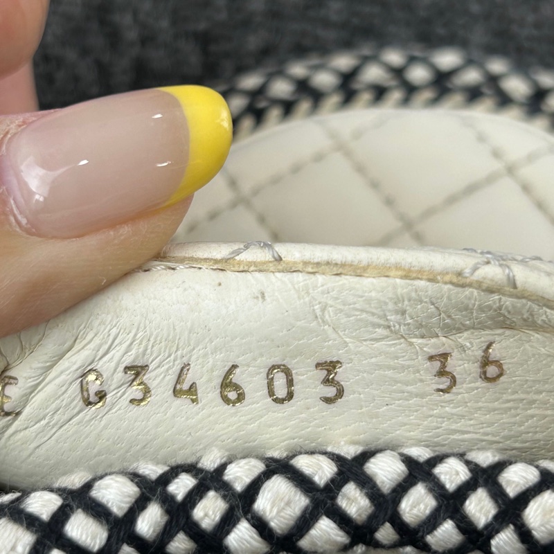 Chanel香奈兒菱格拖鞋 尺碼：36 碼🧡-6