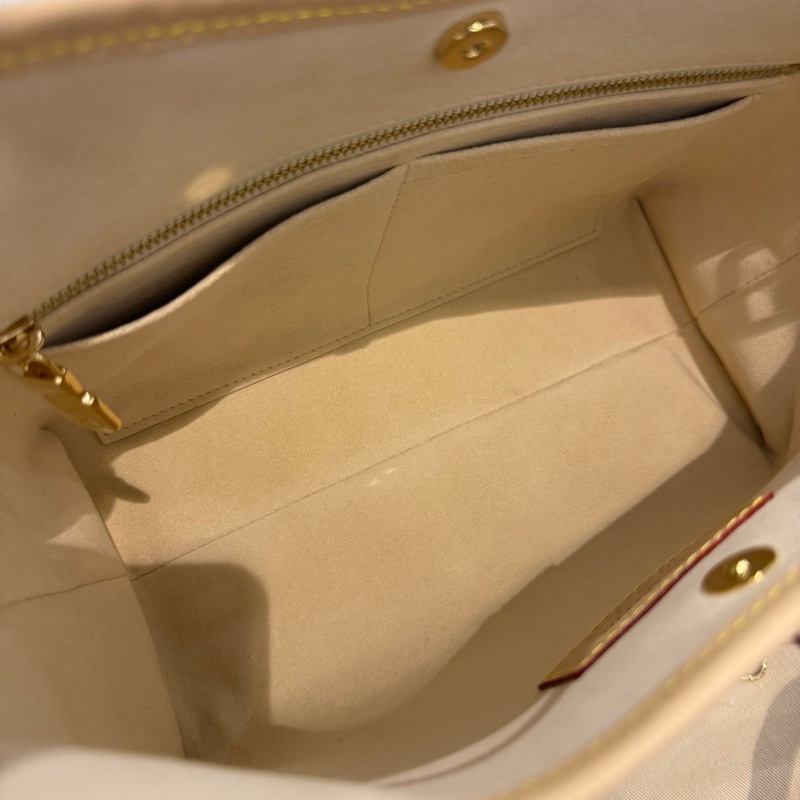 ✨99新🆕LV/路易威登x村上隆 白三彩 Carryall 小號手提包腋下包單肩包 金扣❤️正品保障-6