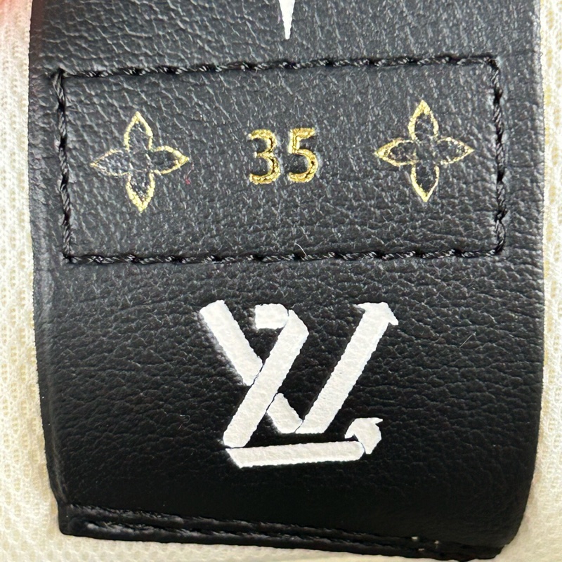 Louis Vuitton路易威登白色錯位板鞋 尺碼:35 碼🧡-6