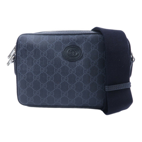 GUCCI 塗層帆布GG Supreme Shoulder Bag肩背袋