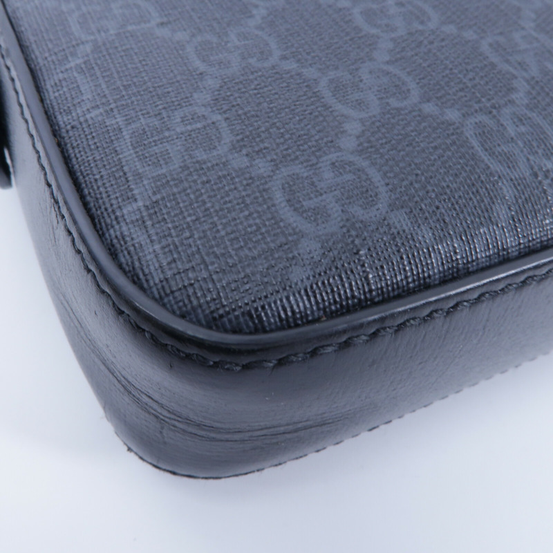 GUCCI 塗層帆布GG Supreme Shoulder Bag肩背袋-9