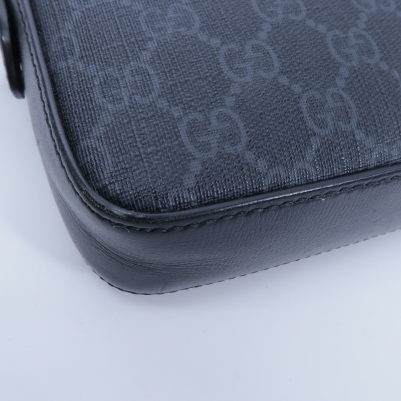 GUCCI 塗層帆布GG Supreme Shoulder Bag肩背袋-11