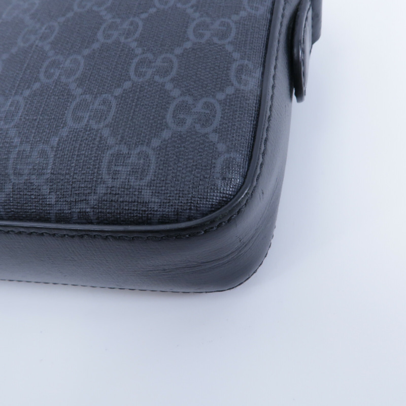 GUCCI 塗層帆布GG Supreme Shoulder Bag肩背袋-12