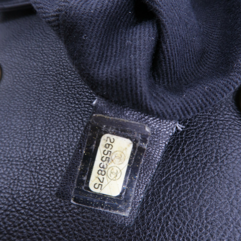 CHANEL 牛皮皮革Backpack鏈帶背包-8