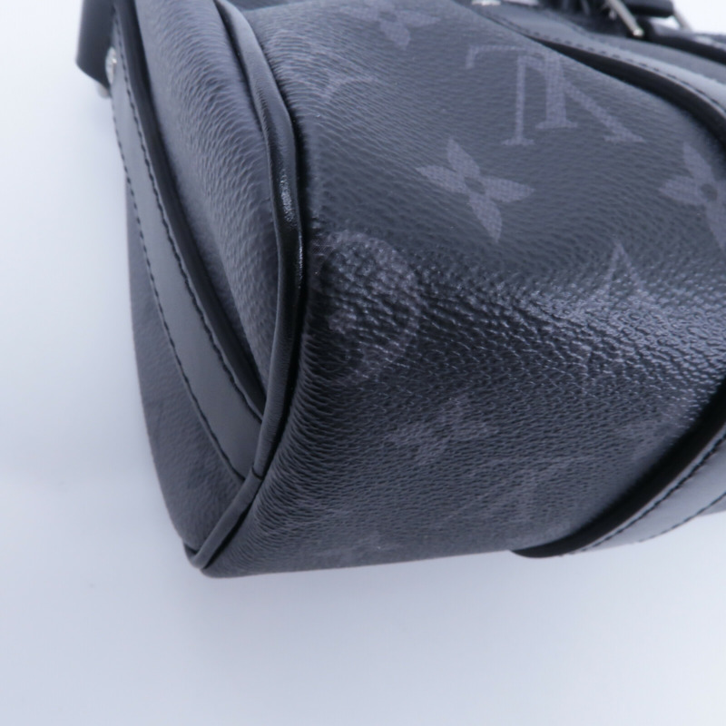 LOUIS VUITTON Monogram Eclipse Keepall Bandouliere 25手挽肩背兩用袋-12