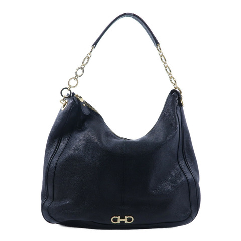 Salvatore Ferragamo 牛皮皮革Shoulder Bag鏈帶肩背袋