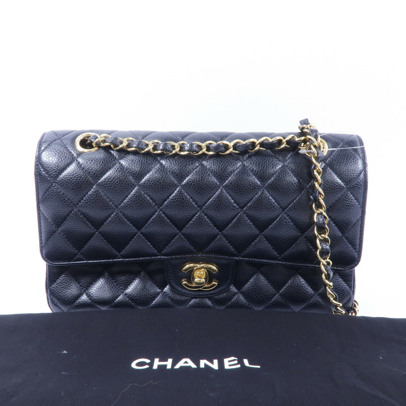 CHANEL 牛皮皮革Classic 25鏈帶肩背袋-9