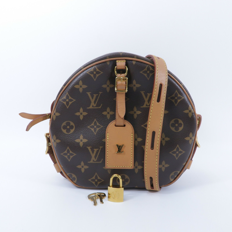 LOUIS VUITTON Monogram Boite Chapeau Souple MM肩背袋-11