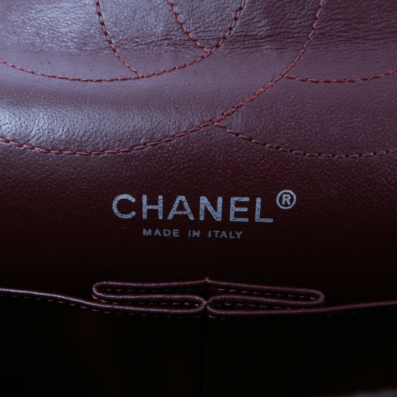 CHANEL 牛皮皮革2.55 Jumbo鏈帶肩背袋-5