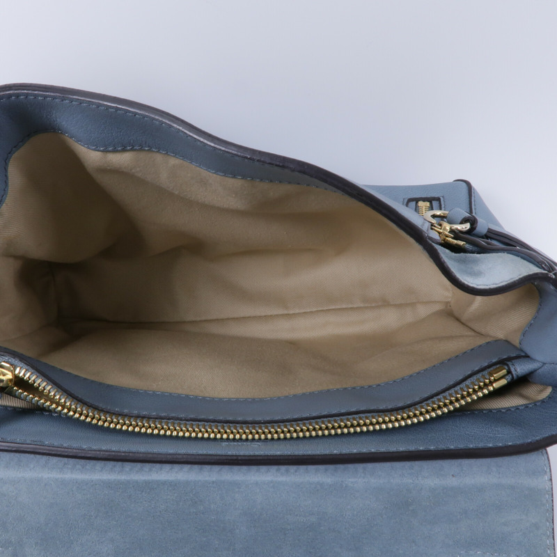 Chloe 牛皮皮革Faye Bag手挽肩背兩用袋-4