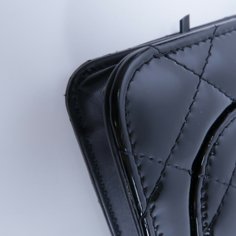 CHANEL 漆皮皮革Wallet On Chain鏈帶肩背袋-13
