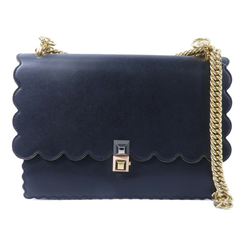 FENDI 牛皮皮革Kan I鏈帶肩背袋