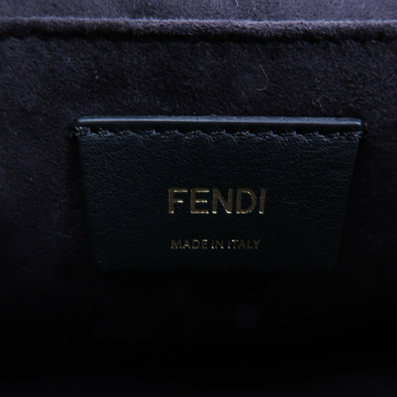 FENDI 牛皮皮革Kan I鏈帶肩背袋-5