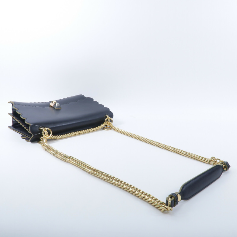 FENDI 牛皮皮革Kan I鏈帶肩背袋-8