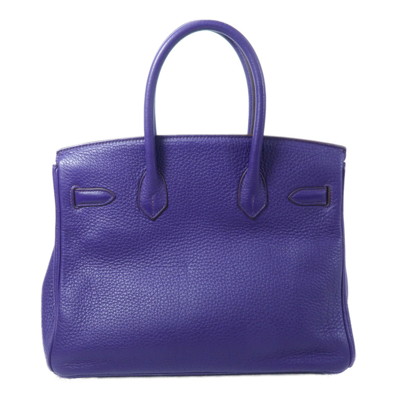 HERMES Togo皮革Birkin 30手挽袋Iris-1