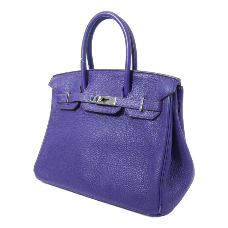 HERMES Togo皮革Birkin 30手挽袋Iris-2