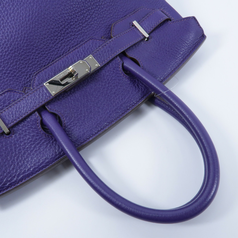 HERMES Togo皮革Birkin 30手挽袋Iris-9