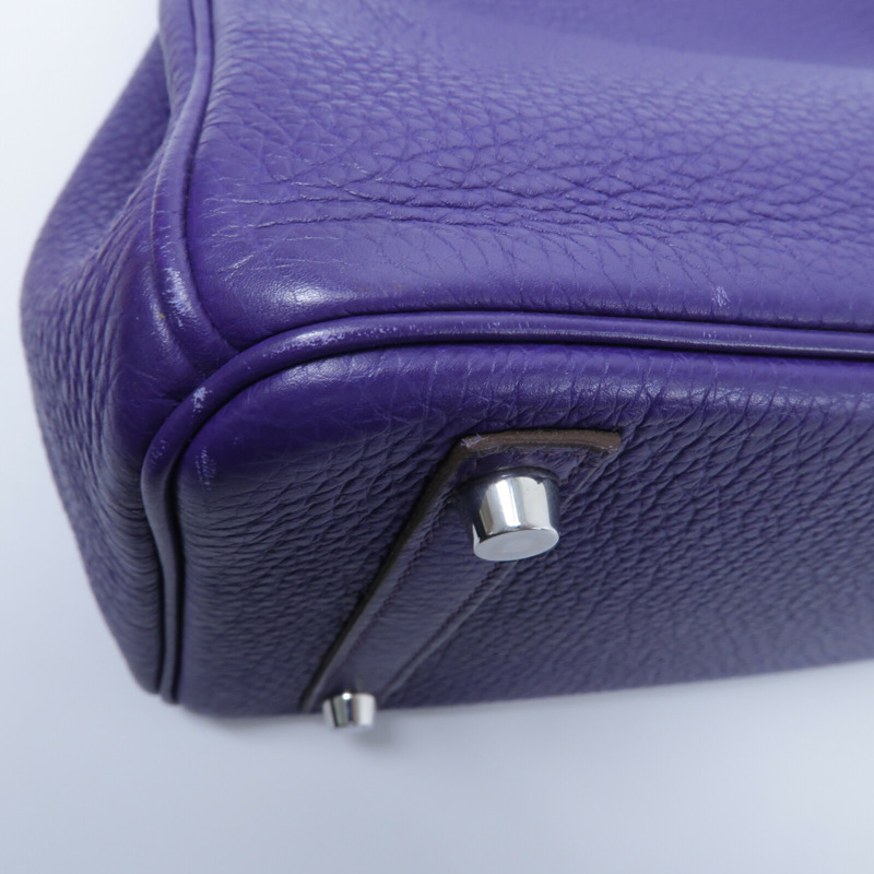 HERMES Togo皮革Birkin 30手挽袋Iris-10