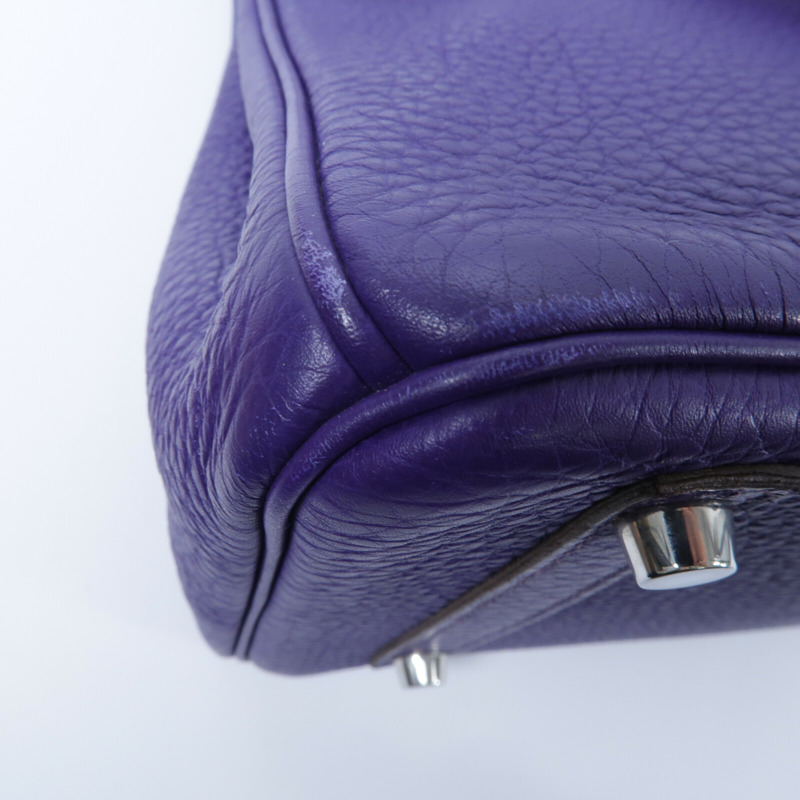 HERMES Togo皮革Birkin 30手挽袋Iris-12