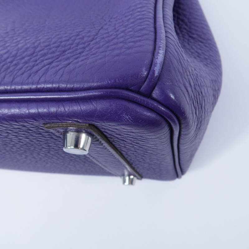 HERMES Togo皮革Birkin 30手挽袋Iris-13