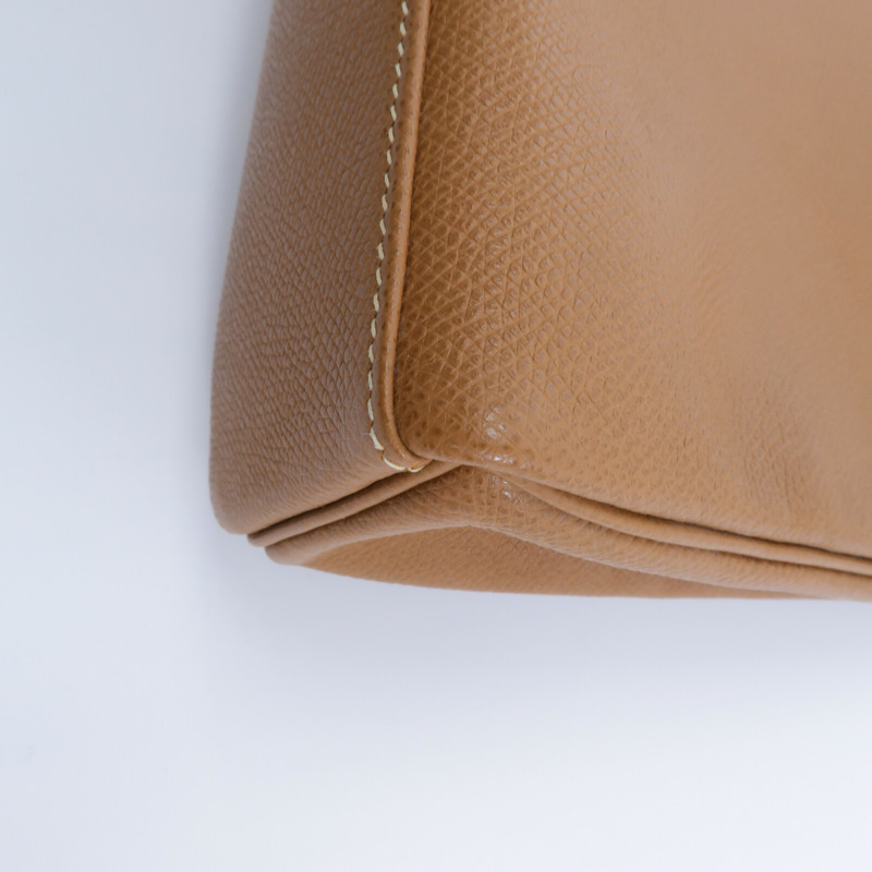 HERMES Epsom皮革Vintage Kelly Ado背包Gold-11