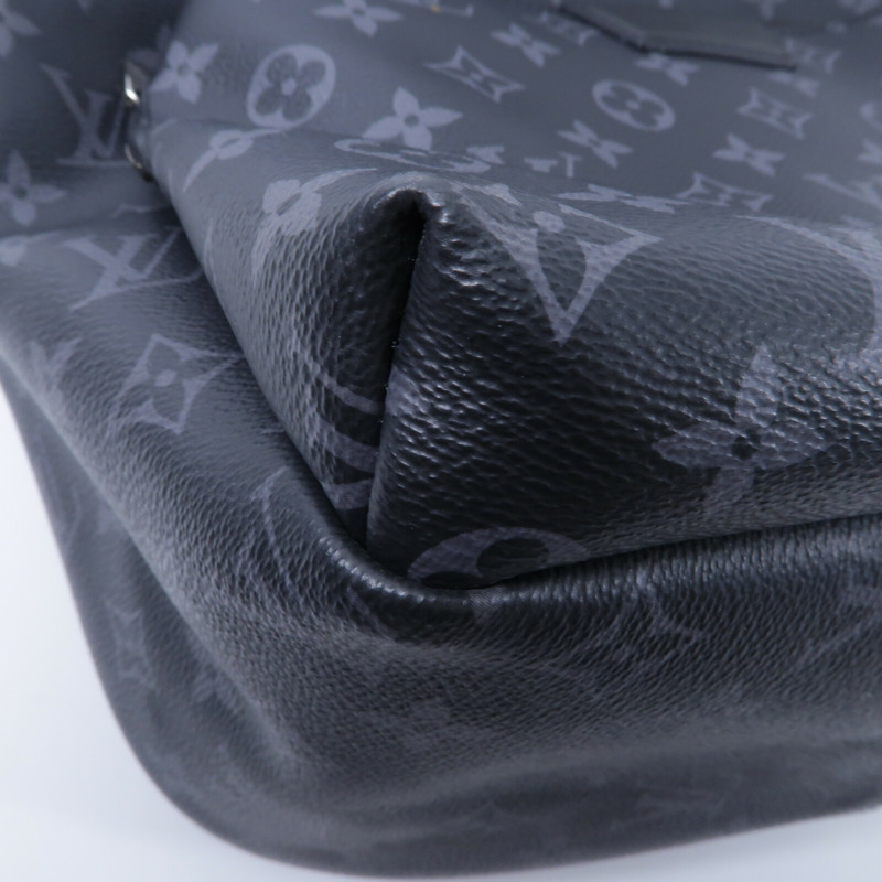 LOUIS VUITTON Monogram Eclipse Discovery PM背包-10