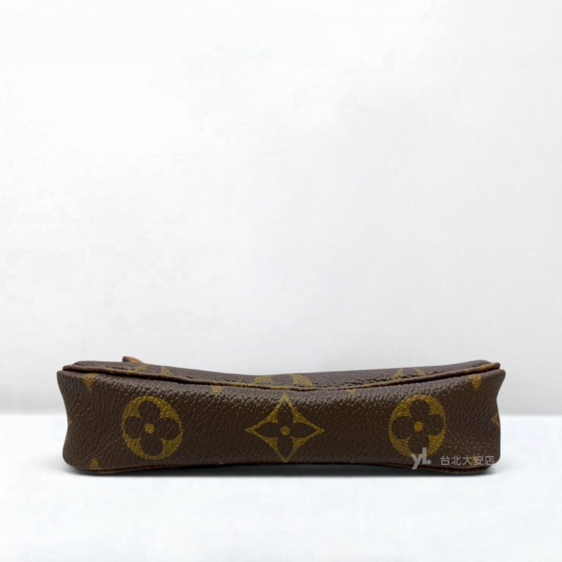 A13231-LV Mini Pochette Accessoires老花一字拉鍊小麻將包M58009-4