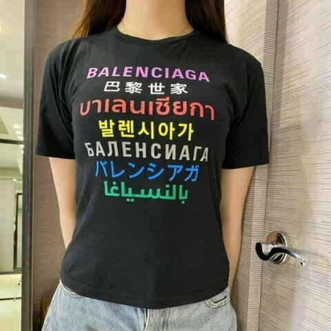 💎Han's house精品服飾💎 Balenciaga 巴黎世家 LOGO 短T 短袖 現貨童裝8歲