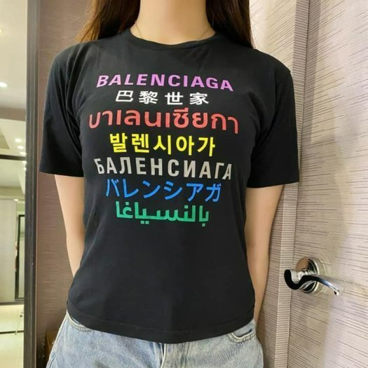💎Han's house精品服飾💎 Balenciaga 巴黎世家 LOGO 短T 短袖 現貨童裝8歲-0