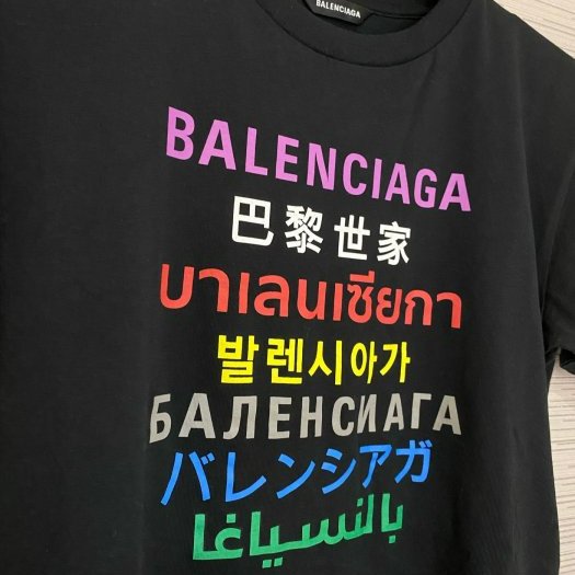 💎Han's house精品服飾💎 Balenciaga 巴黎世家 LOGO 短T 短袖 現貨童裝8歲-1