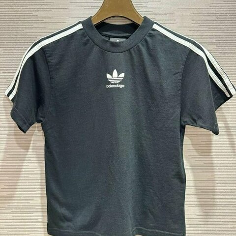 💎Han's house精品服飾💎 Balenciaga 巴黎世家 聯名 adidas 愛迪達 三葉草 短T 短袖 現貨童裝8歲