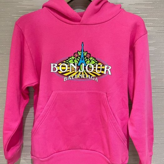 💎Han's house精品服飾💎Balenciaga 巴黎世家  連帽 衛衣 帽T 現貨童裝8歲-1