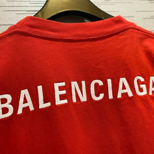 💎Han's house精品服飾💎Balenciaga 巴黎世家 刺繡 LOGO 短 T 短袖 現貨童裝8歲-1