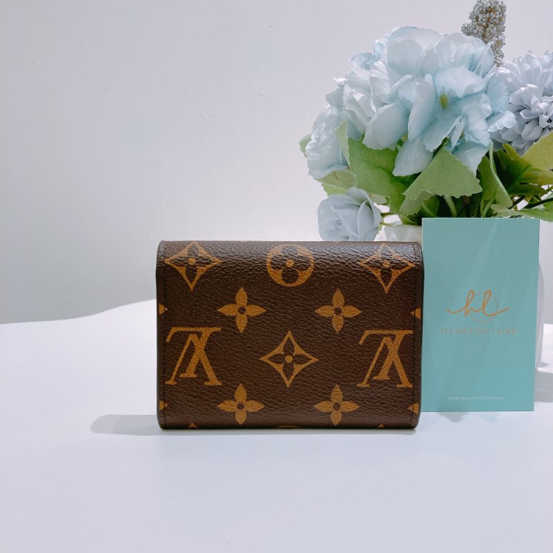 TW4847 Louis Vuitton 路易威登經典花紋零錢包 Rosalie Coin Purse Monogram Canvas Pink-1
