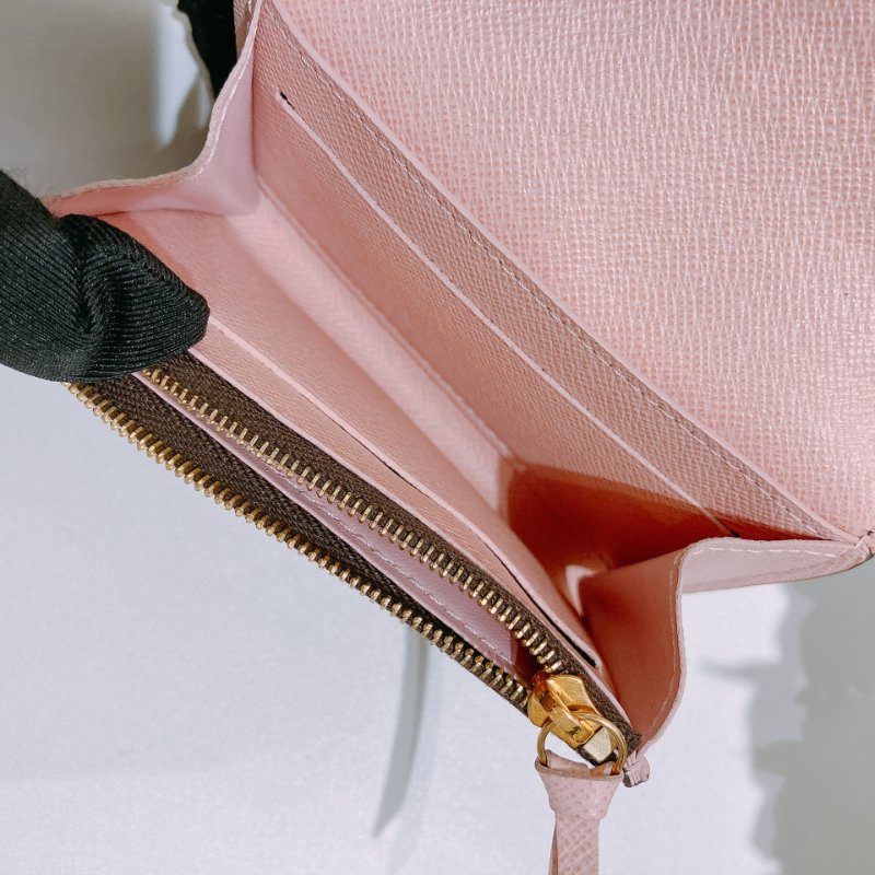TW4847 Louis Vuitton 路易威登經典花紋零錢包 Rosalie Coin Purse Monogram Canvas Pink-27
