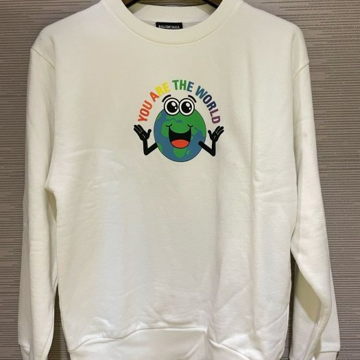 💎Han's house精品服飾💎Balenciaga 巴黎世家 LOGO 長袖 大學T 衛衣現貨 孩款童裝10歲-0